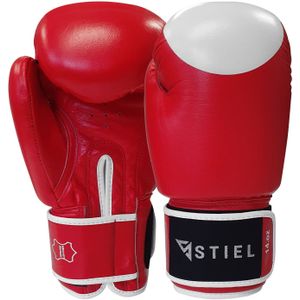 Stiel Pro Boxing Bokshandschoenen - met target - Rood - 16 oz.
