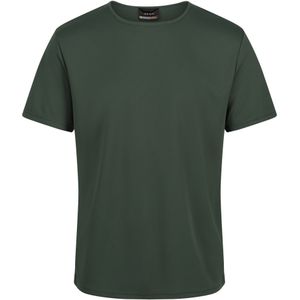 Regatta Heren Pro Reflecterend Vochtafvoerend T-shirt (XXL) (Donkergroen)