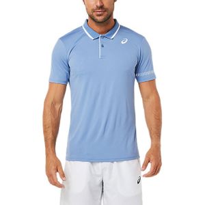 Asics - Court Polo Shirt - Heren Polo Blauw - XL