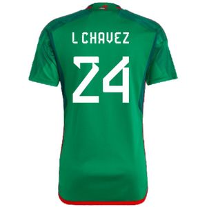 2022-2023 Mexico Home Shirt (L CHAVEZ 24)