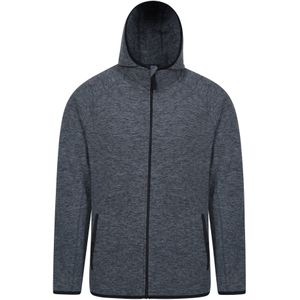 Mountain Warehouse Heren Snowdon II Full Zip Hoodie (XXS) (Zwart)