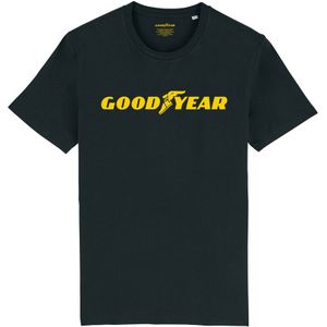 Goodyear Herenlogo T-Shirt (L) (Zwart)