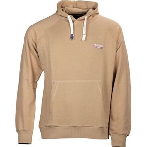 Sydney sweatshirt hood unbrushed heren beige maat XXL