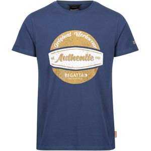 Regatta Heren Origineel Workwear Katoenen T-Shirt (L) (Donkere Denim)