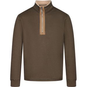 Regatta Heren Galador Half Zip Fleece Top (S) (Donkere Khaki)