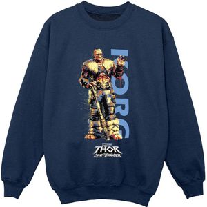 Marvel Jongens Thor Love And Thunder Korg Wave Sweatshirt (140-146) (Marineblauw)