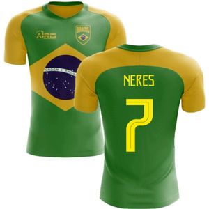 2022-2023 Brazil Flag Concept Football Shirt (Neres 7)