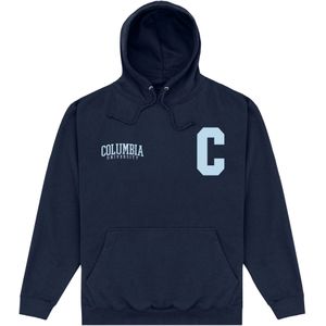 Columbia University Unisex Adult C Hoodie (4XL) (Marineblauw)