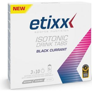 Isotonic Drink Tabs Blackcurrant 6x10 - Etixx Sports Nutrition