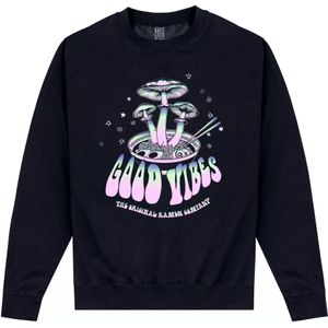 TORC Uniseks Good Vibes Sweatshirt voor volwassenen (S) (Zwart)