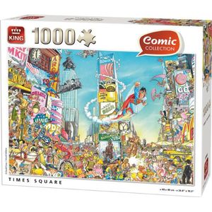 Comic Cartoon Time Square NY (1000 Stukjes)