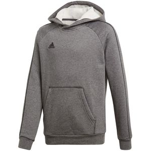 adidas - Core 18 Hoody Youth - Gijze Capuchontrui - 128