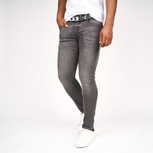 Crosshatch Heren Barbeck Slim Jeans (38S) (Grijs wasgoed)