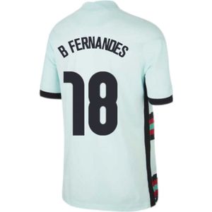 2020-2021 Portugal Away Nike Football Shirt (Kids) (B Fernandes 18)