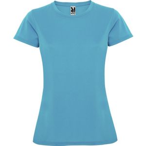 Roly Dames/Dames Montecarlo Sport T-shirt met korte mouwen (S) (Turquoise)