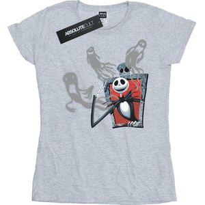 Disney Dames/Dames Nightmare Before Christmas Ghosts Of Jack Katoenen T-Shirt (M) (Sportgrijs)