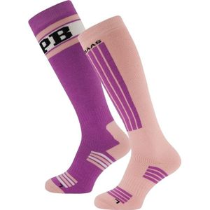 Wintersportsokken Vrouwen - Pink - 2 paar