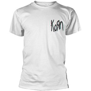 Korn Unisex Adult Issues Doll 3D T-Shirt (S) (Wit)