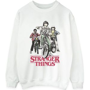 Netflix Womens/Ladies Stranger Things Retro Bikers Sweatshirt