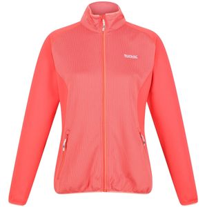 Regatta Dames/Dames Highton II Two Tone Full Zip Fleece Jas (34 DE) (Neon Peach)