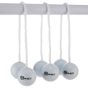 Laddergolf Bolas Soft – Professioneel – 3x2 Echte Golfballen - Officiële Lengte Zilver/Grijs Kwaliteit en Klasse