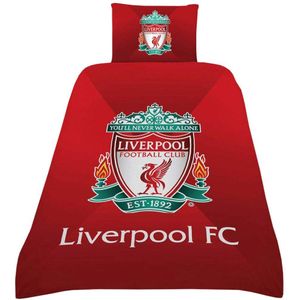Liverpool FC Gradiënt Dekbedovertrekset (Einzelbett) (Rood/Groen)