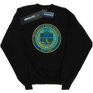 Riverdale Dames/Dames High School Crest Sweatshirt (XL) (Zwart)