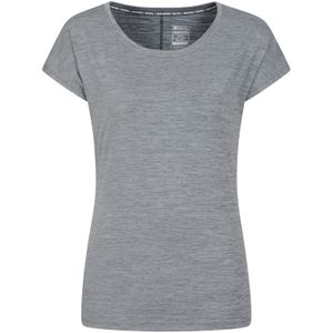 Mountain Warehouse Dames/Dames Panna II UV-bescherming Los T-Shirt (34 DE) (Grijs)