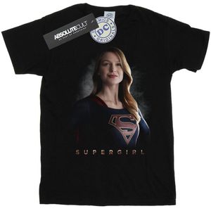 DC Comics Jongens Supergirl TV-serie Kara Pose T-Shirt (140-146) (Zwart)