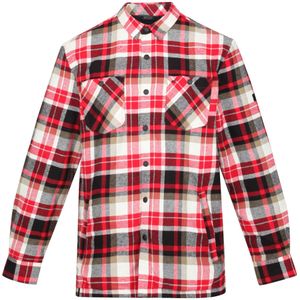 Regatta Heren Thamos geruit overhemd met lange mouwen (XL) (Klassiek rood)