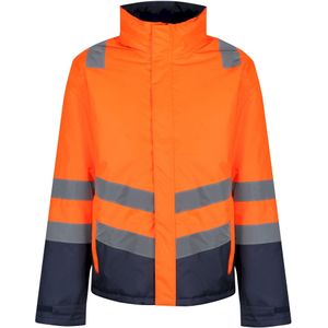 Regatta Hi-Vis Waterdichte Jas voor heren (M) (Oranje/Zwaar)