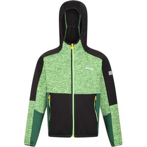 Regatta Kinder/Kinder Dissolver VII Full Zip Fleecejack (140) (Jasmijngroen/Zwart)