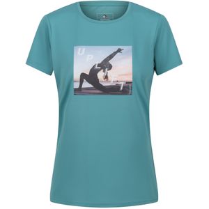 Regatta Dames/Dames Fingal VII Uplift Yoga Pose T-Shirt (50 DE) (Bristol Blauw)