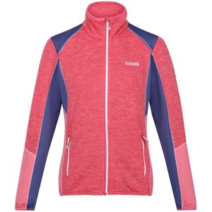 Regatta Dames/Dames Lindalla V Marl Full Zip Fleecejack (42 DE) (Fruitduif/Dusty Denim)