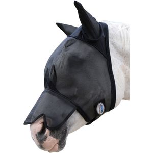 Weatherbeeta Deluxe Vliegenmasker met Neus (Pony) (Grijs)