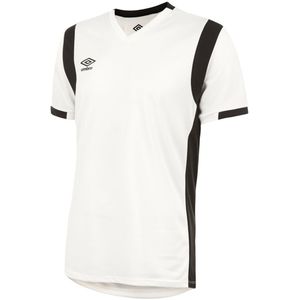 Umbro Heren Spartaanse trui met korte mouwen (XXL) (Wit/zwart)