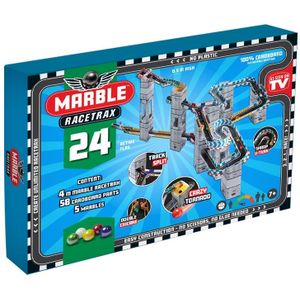 Marble Racetrax Starter Set Knikkerbaan - Racebaan - 24 Sheets 4 Meter