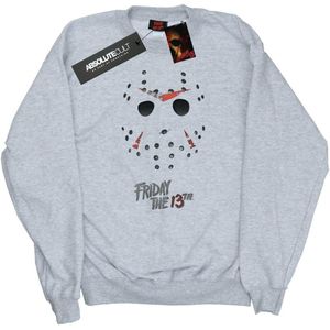 Friday 13th Dames/Dames Jason Hockey Masker Sweatshirt (M) (Heide Grijs)