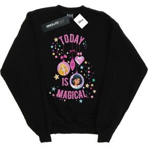 Disney Dames/Dames Prinses Vandaag Is Magisch Sweatshirt (S) (Zwart)