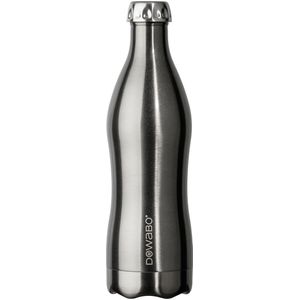 Dowabo thermosfles dubbelwandig Metallic Collection - 750 ml - Zilver