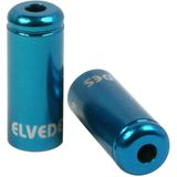 Elvedes kabelhoedje 5mm aluminium blauw(10x) CP2012003
