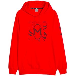 2023-2024 AC Milan FtblCore Graphic Hoody (Red)