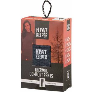 Heatkeeper thermo dames basic broek/shirt set - S - Antraciet