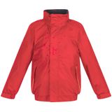 Regatta Kids Unisex Thermoguard Fleece Lined Dover Jacket (Winddicht & Waterdicht) (104) (Klassiek rood/navy)