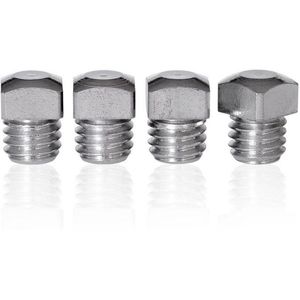 Stromsholm Diamond Blank Stud (Set van 4)  (Zilver)