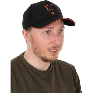 Fox Baseball Cap Black-Orange