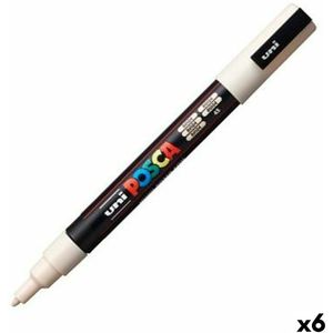 Markeerstift POSCA PC-3M Beige (6 Stuks)