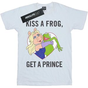 Disney Dames/Dames The Muppets Kiss A Frog Katoenen Vriendje T-shirt (M) (Wit)