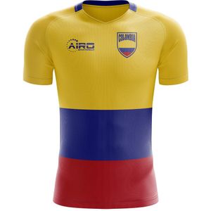 2022-2023 Colombia Flag Concept Football Shirt - Little Boys