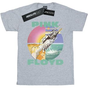 Pink Floyd Meisjes Wish You Were Here Katoenen T-Shirt (128) (Sportgrijs)